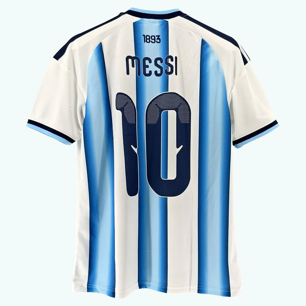 SE7EN - ARGENTINA BLUE & WHITE STRIPE MESSI #10 EMBROIDERY DESIGN