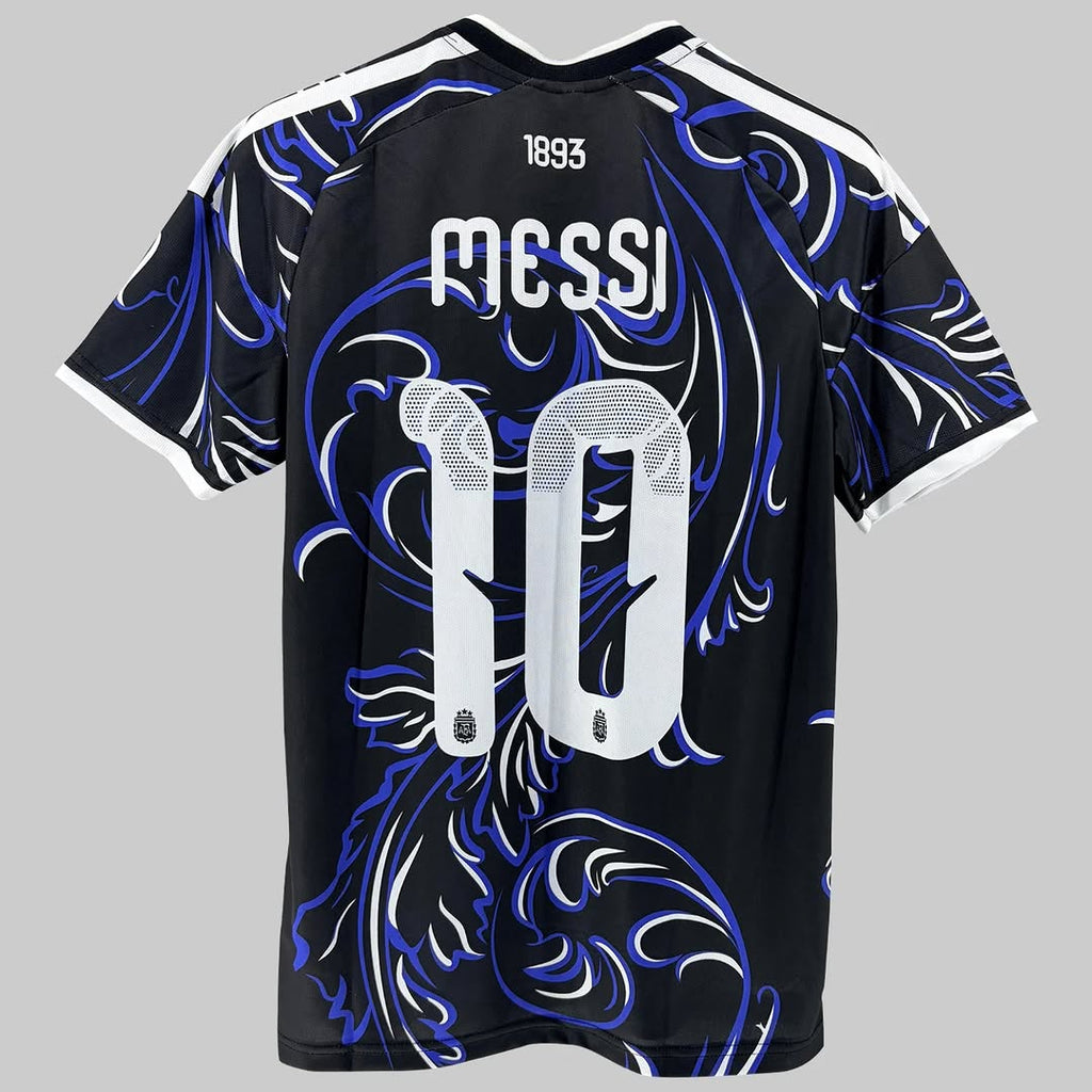 SE7EN - ARGENTINA AWAY JERSEY MESSI #10 EMBROIDERY DESIGN