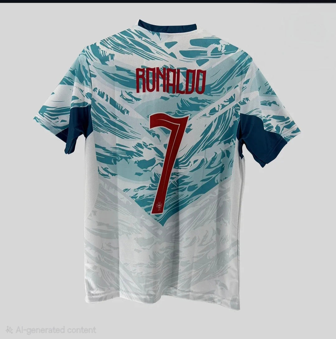 PORTUGAL AWAY RONALDO 10 EMBROIDERY JERSEY